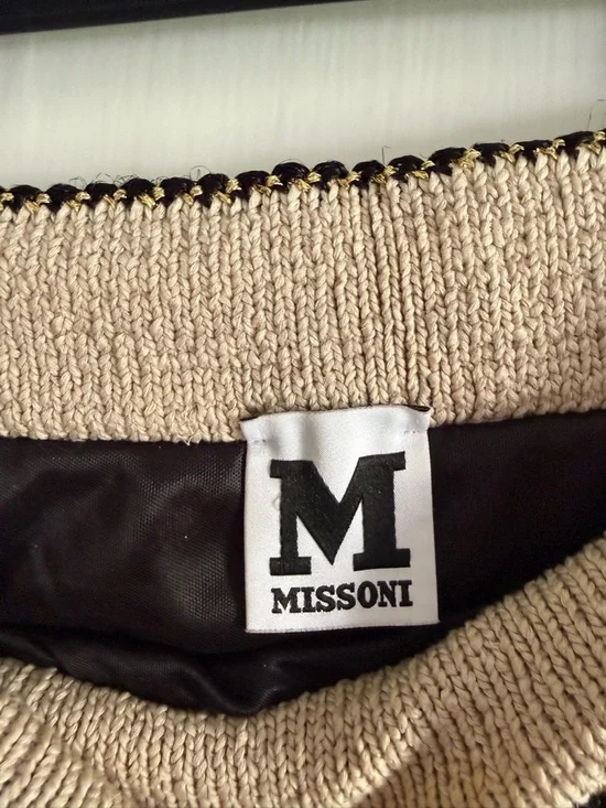 Missoni Striped Knit Maxi Skirt in Pink, Yellow, Black & Cream - Picture 2 of 3